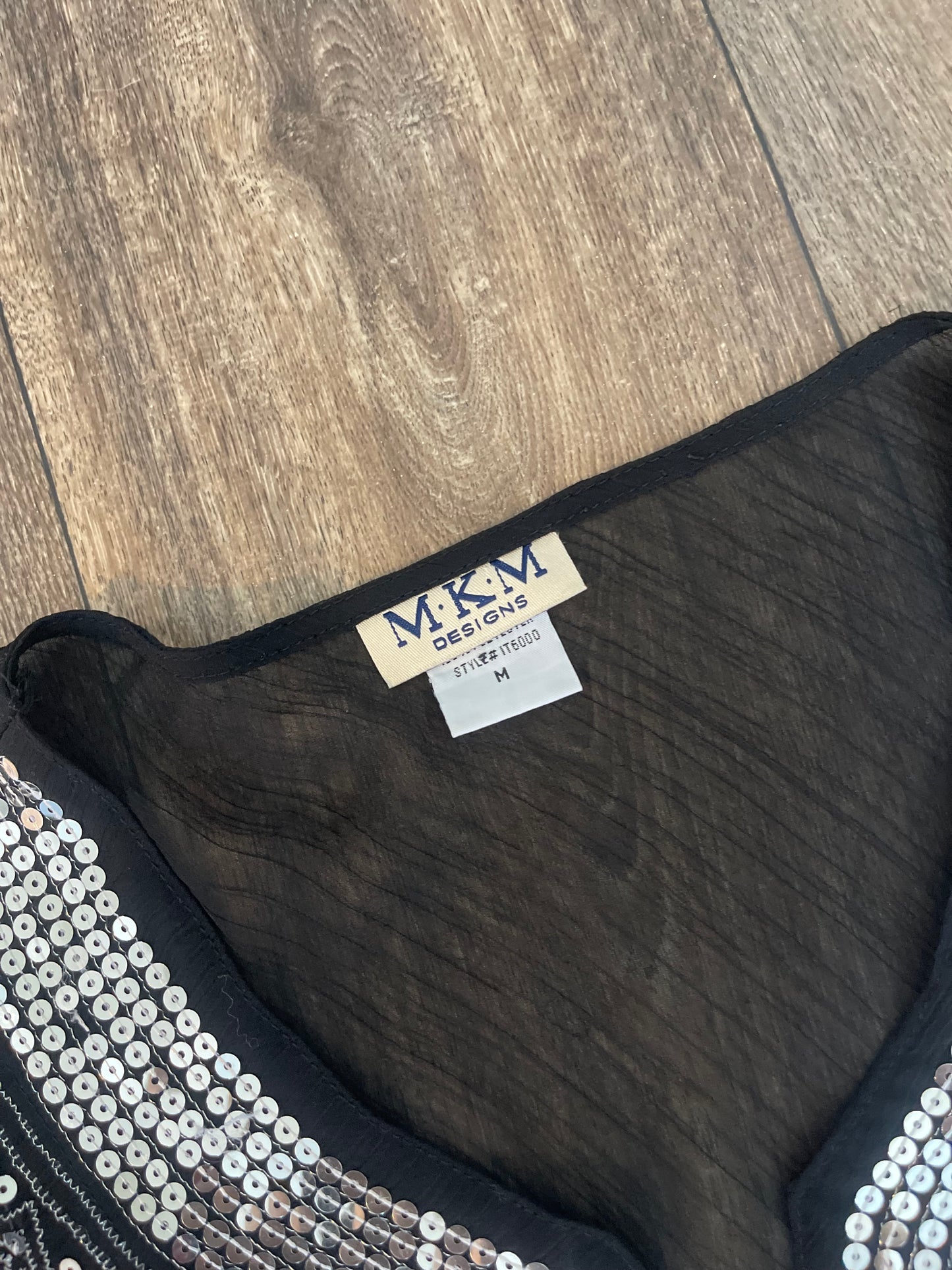 Y2k sheer mesh top