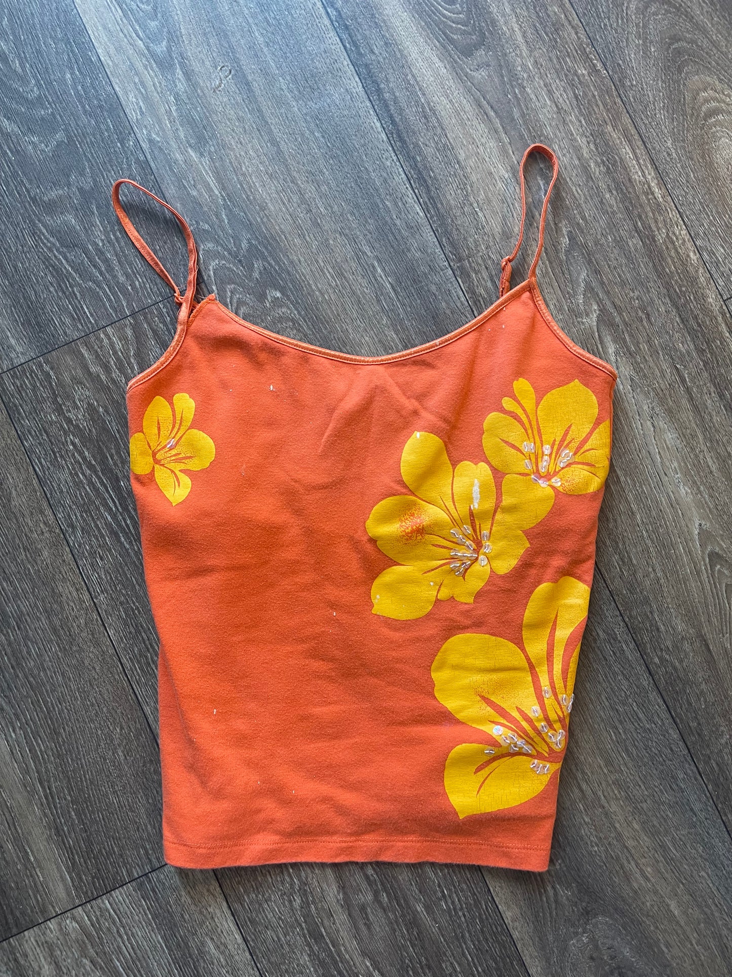 Y2k hibiscus tank