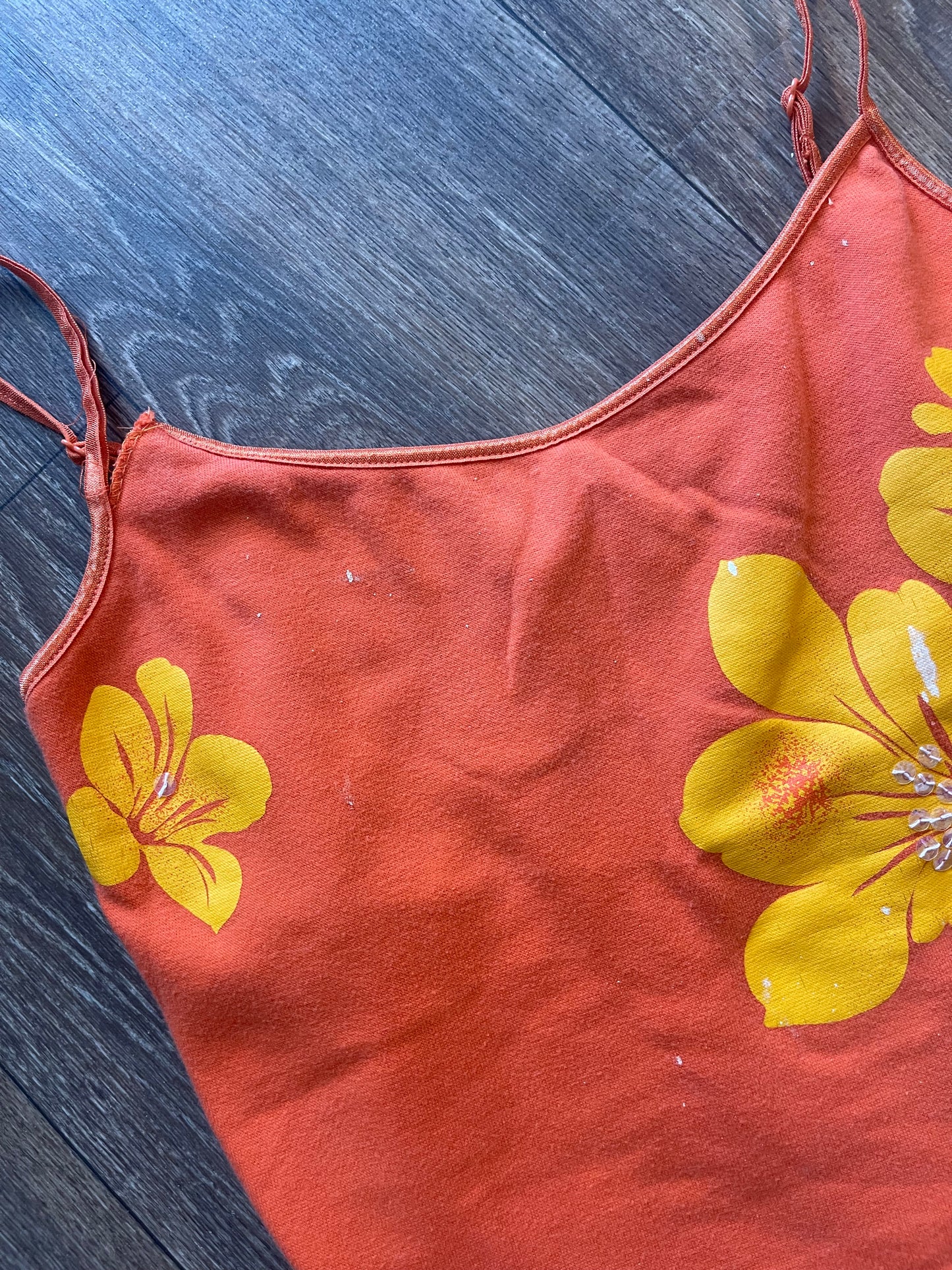 Y2k hibiscus tank