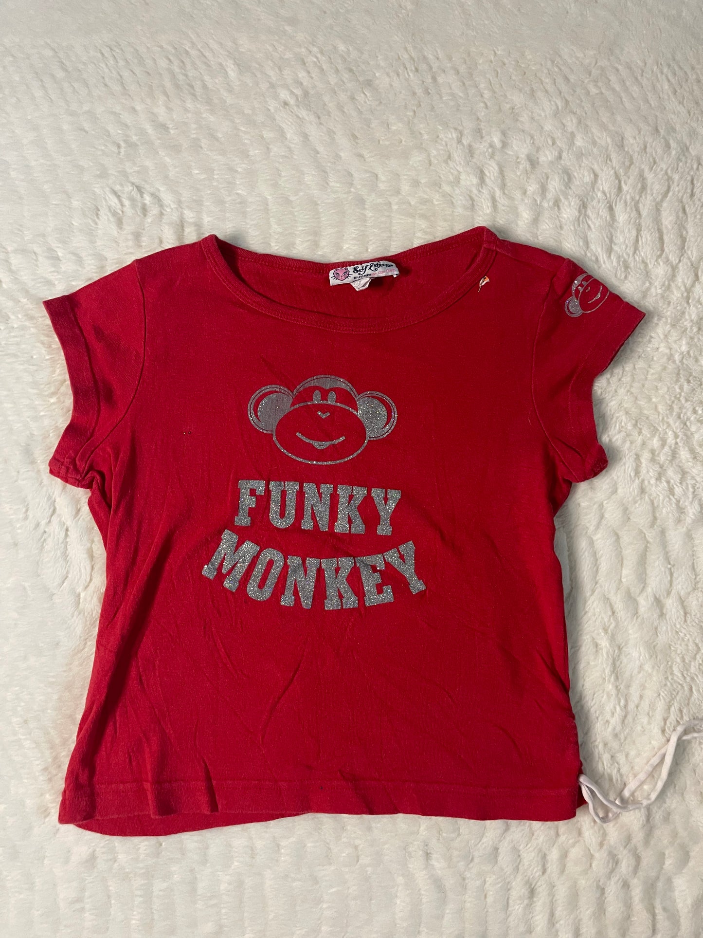 Y2k Self esteem baby tee