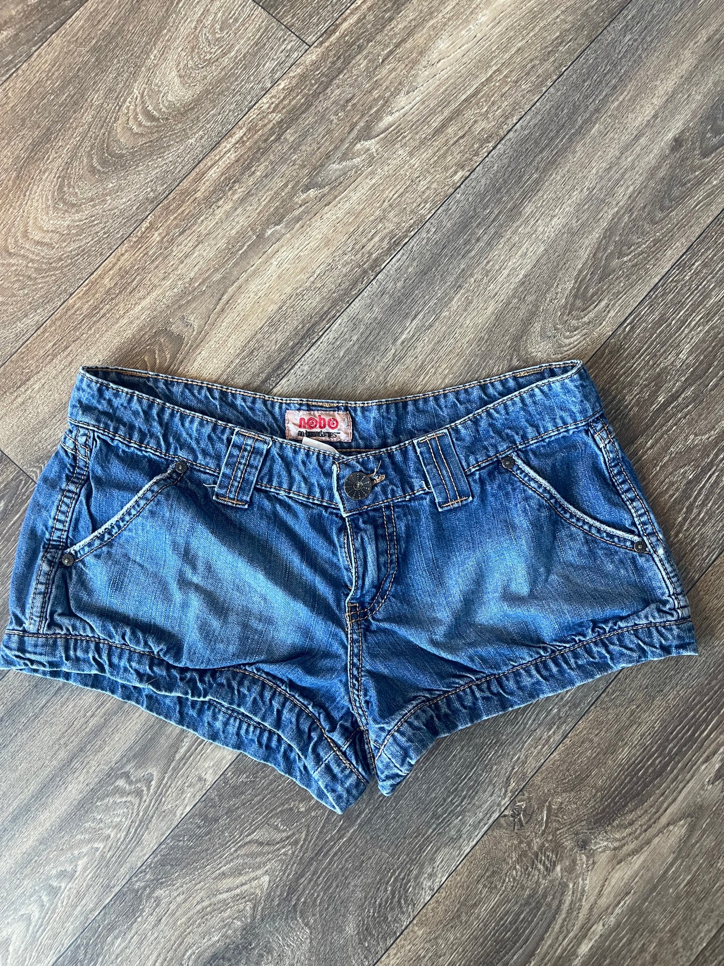 Y2k no boundaries mini shorts
