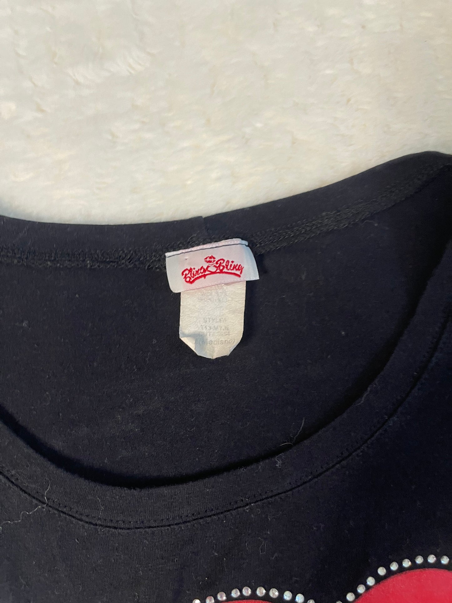 Y2k “I love my hubby” baby tee