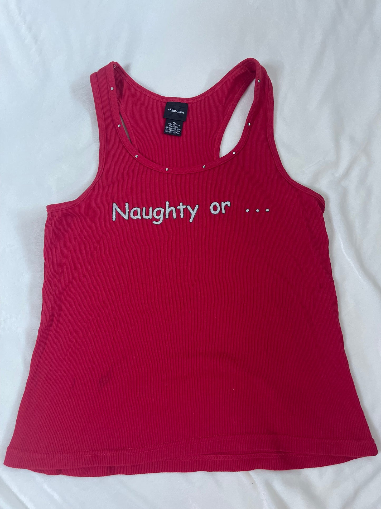Y2k slogan tank