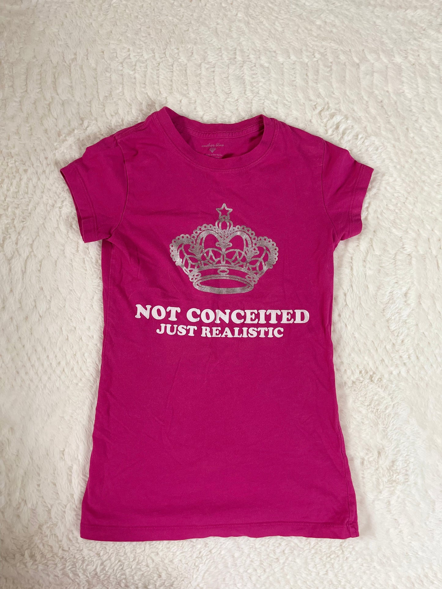 Y2K Slogan Baby Tee