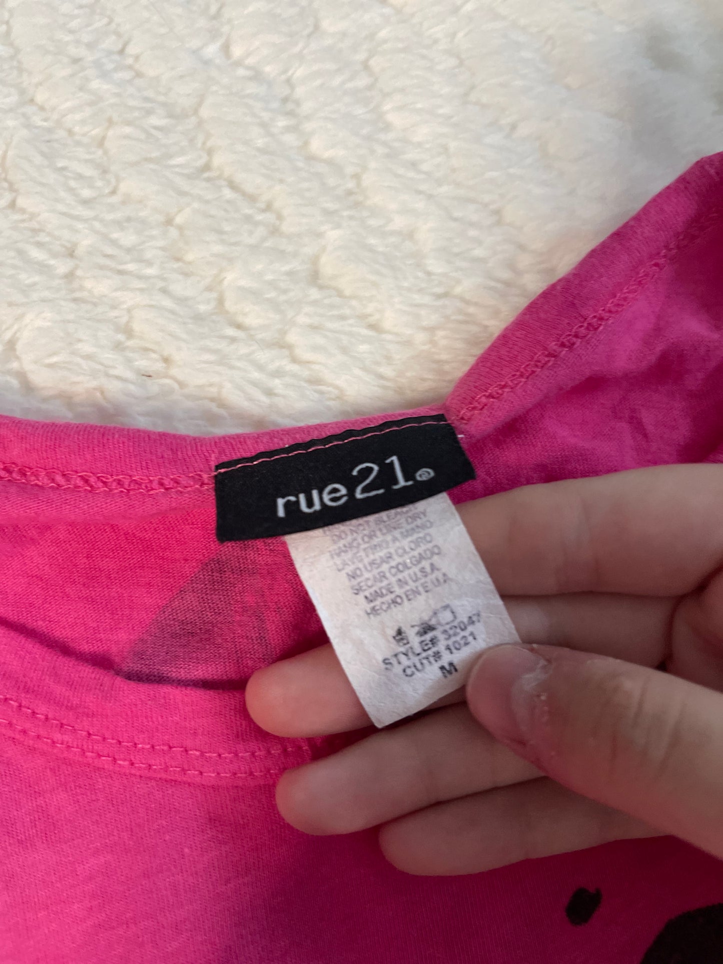 Y2k Rue21 Baby tee