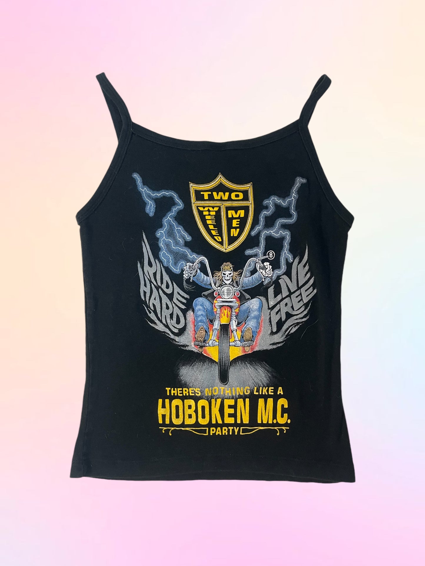 Y2k biker tank top