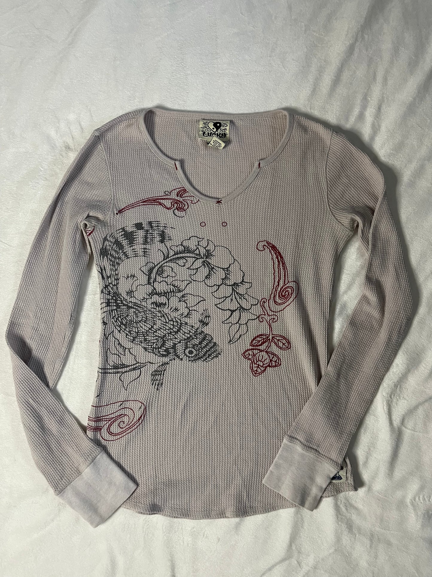 Y2k Lucky Brand Oriental Thermal