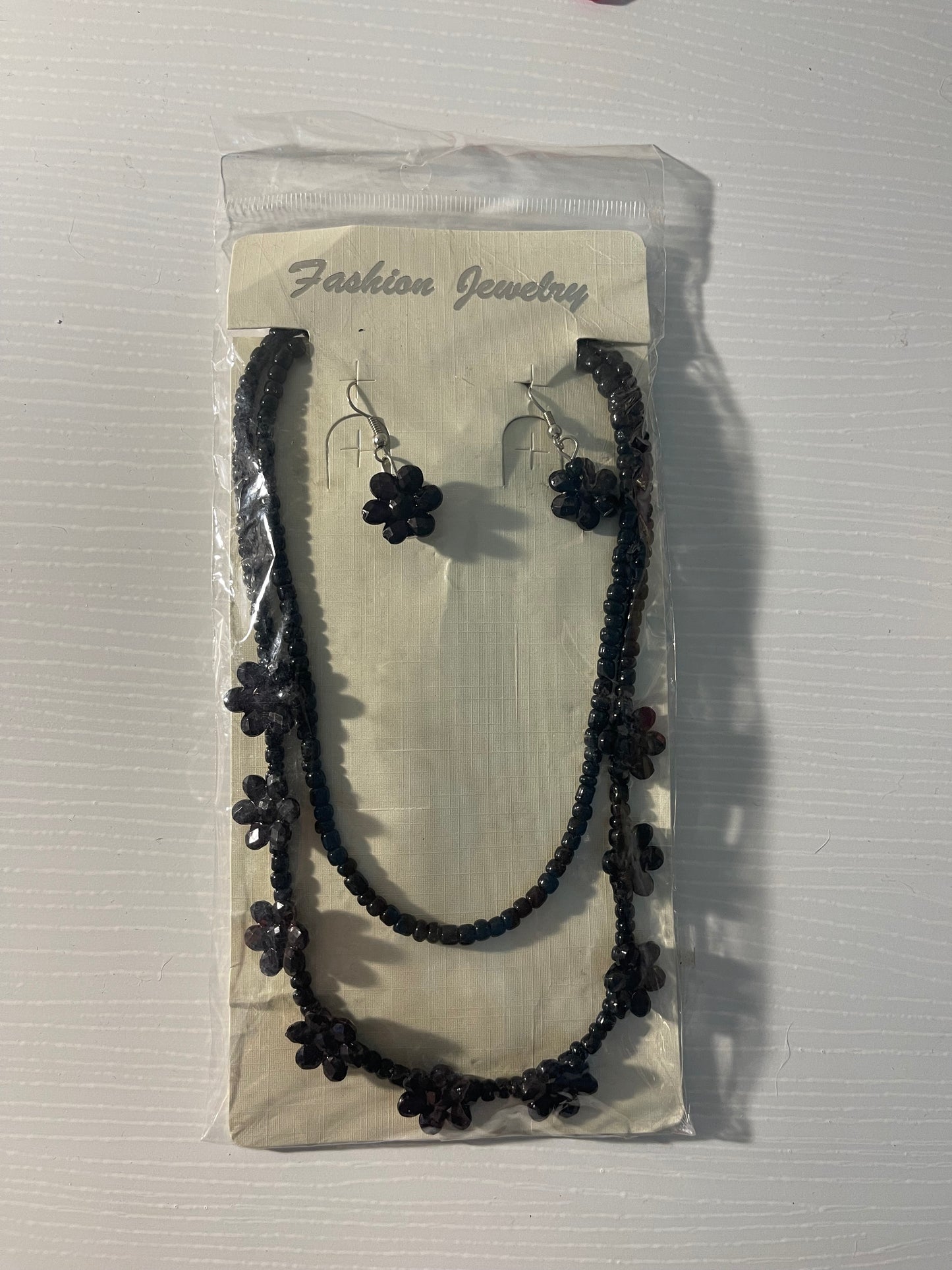 Deadstock necklace + earrings combo