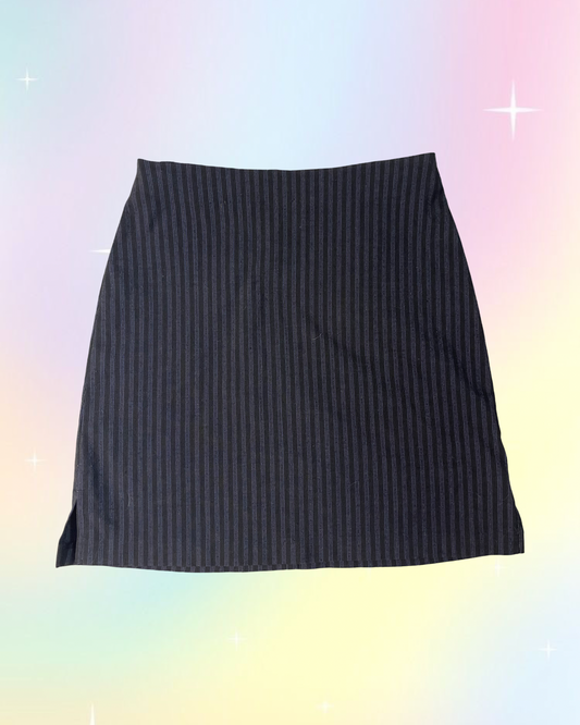 Y2k No Boundaries Pinstripe Mini Skirt