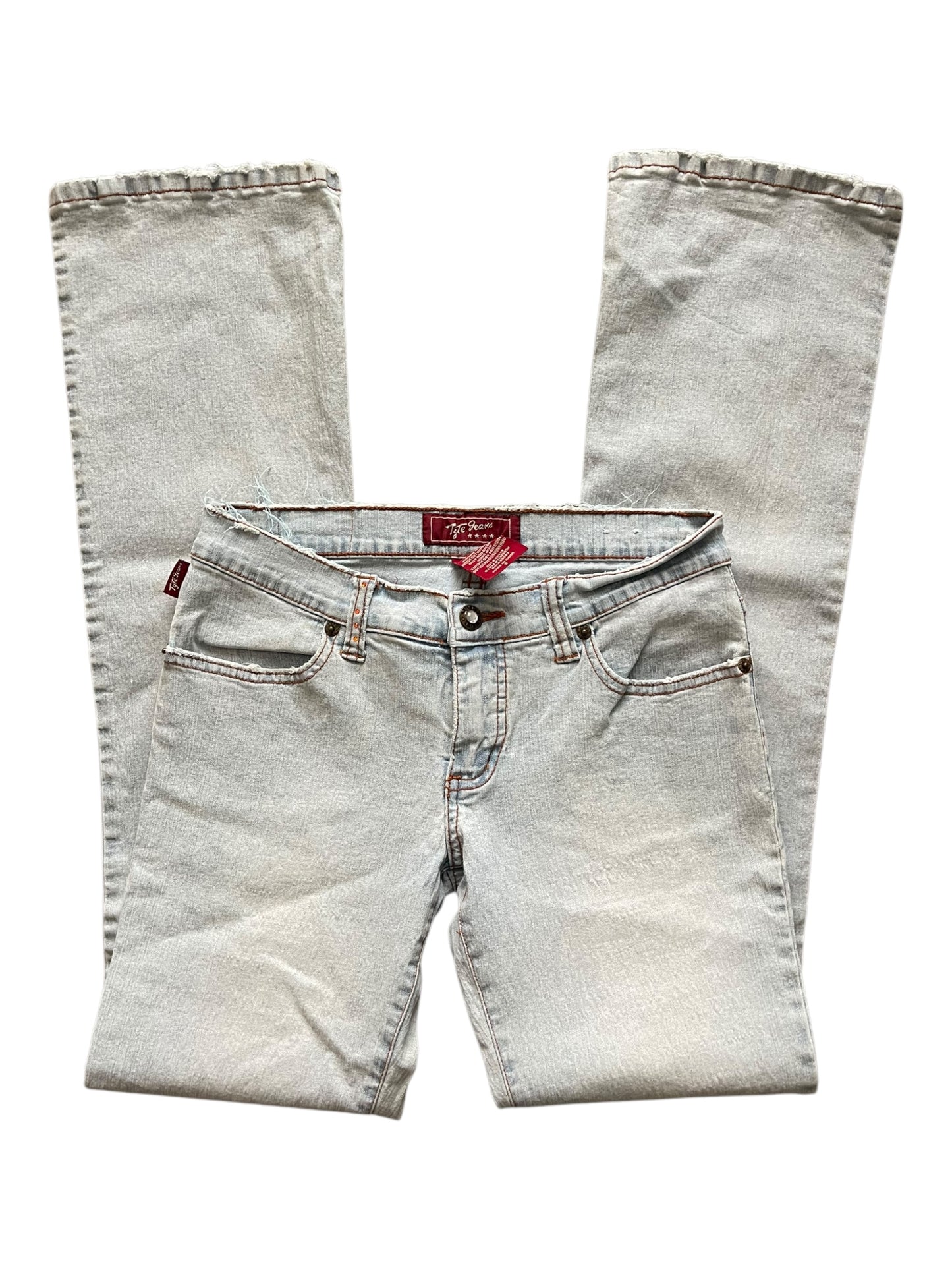 Y2k light wash flare jeans