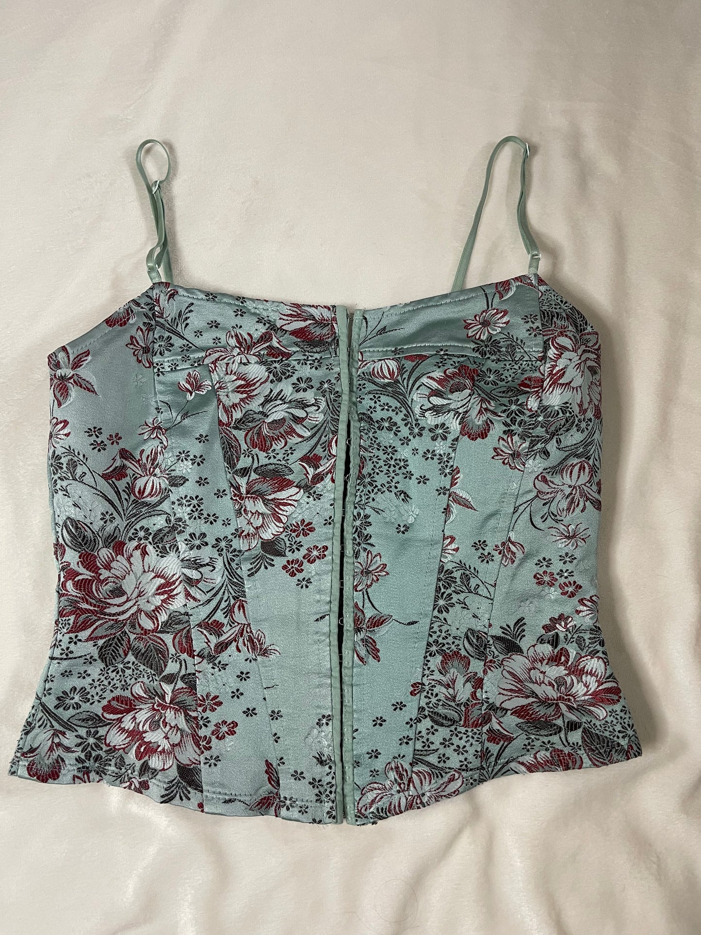 Y2k floral corset