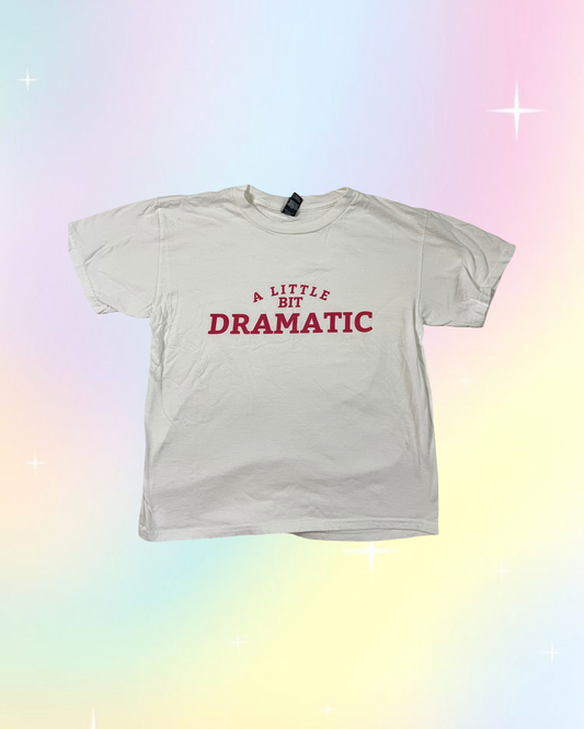 “a little bit dramatic” baby tee