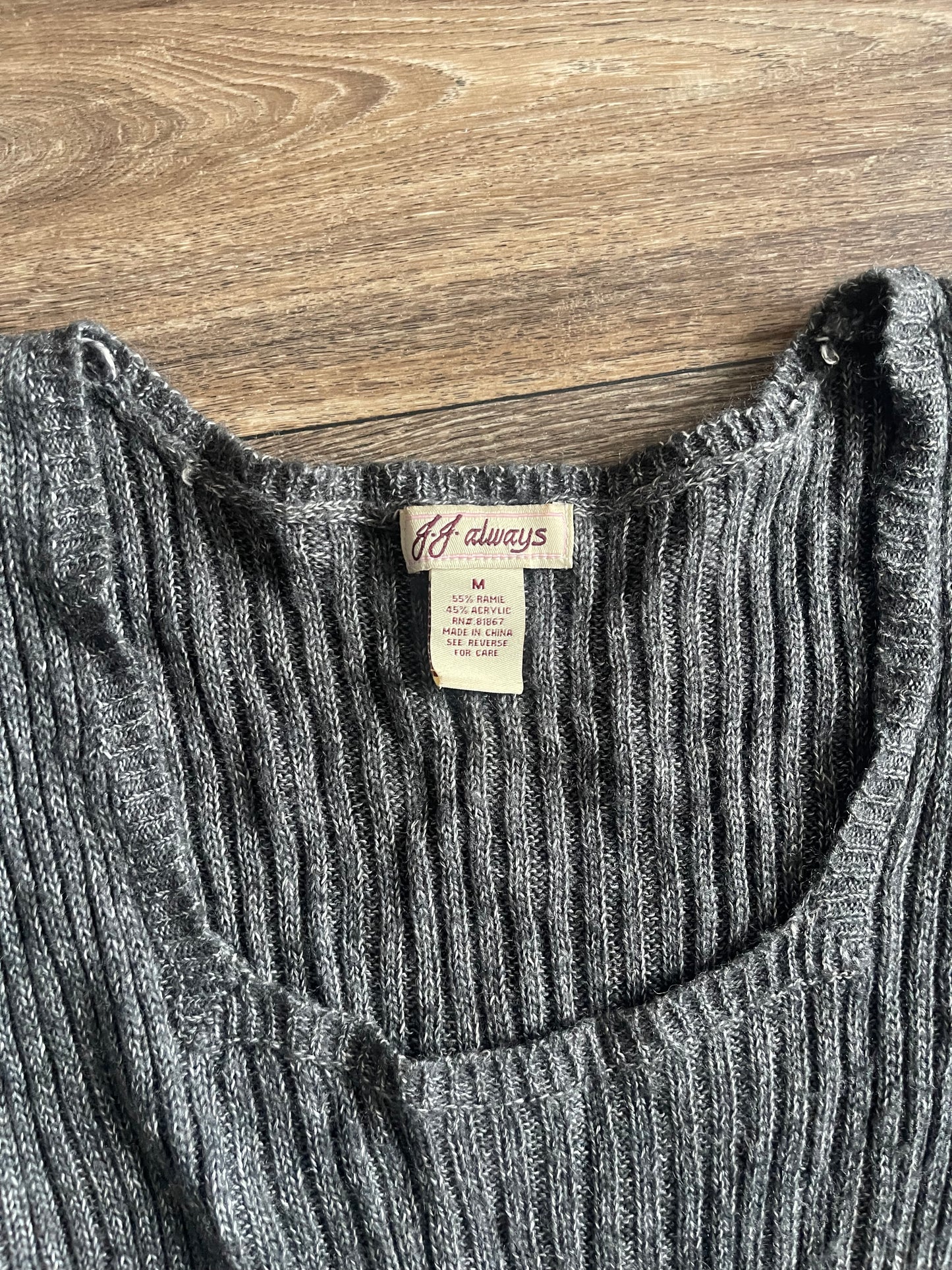 Y2k grey knit dress