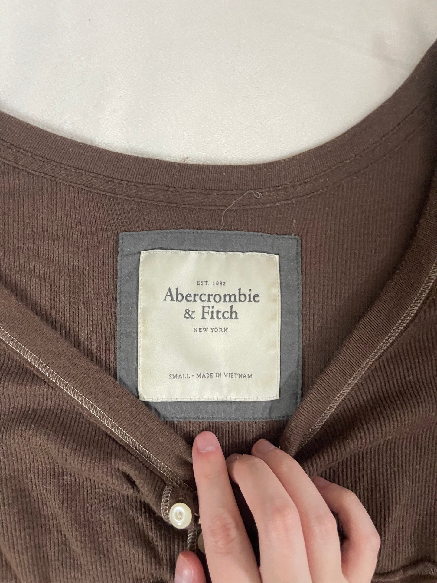 Y2k Abercrombie and Fitch babydoll top