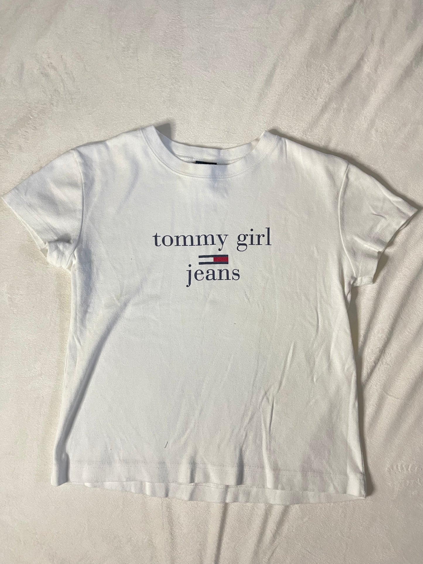 Y2k Tommy Girl Baby Tee