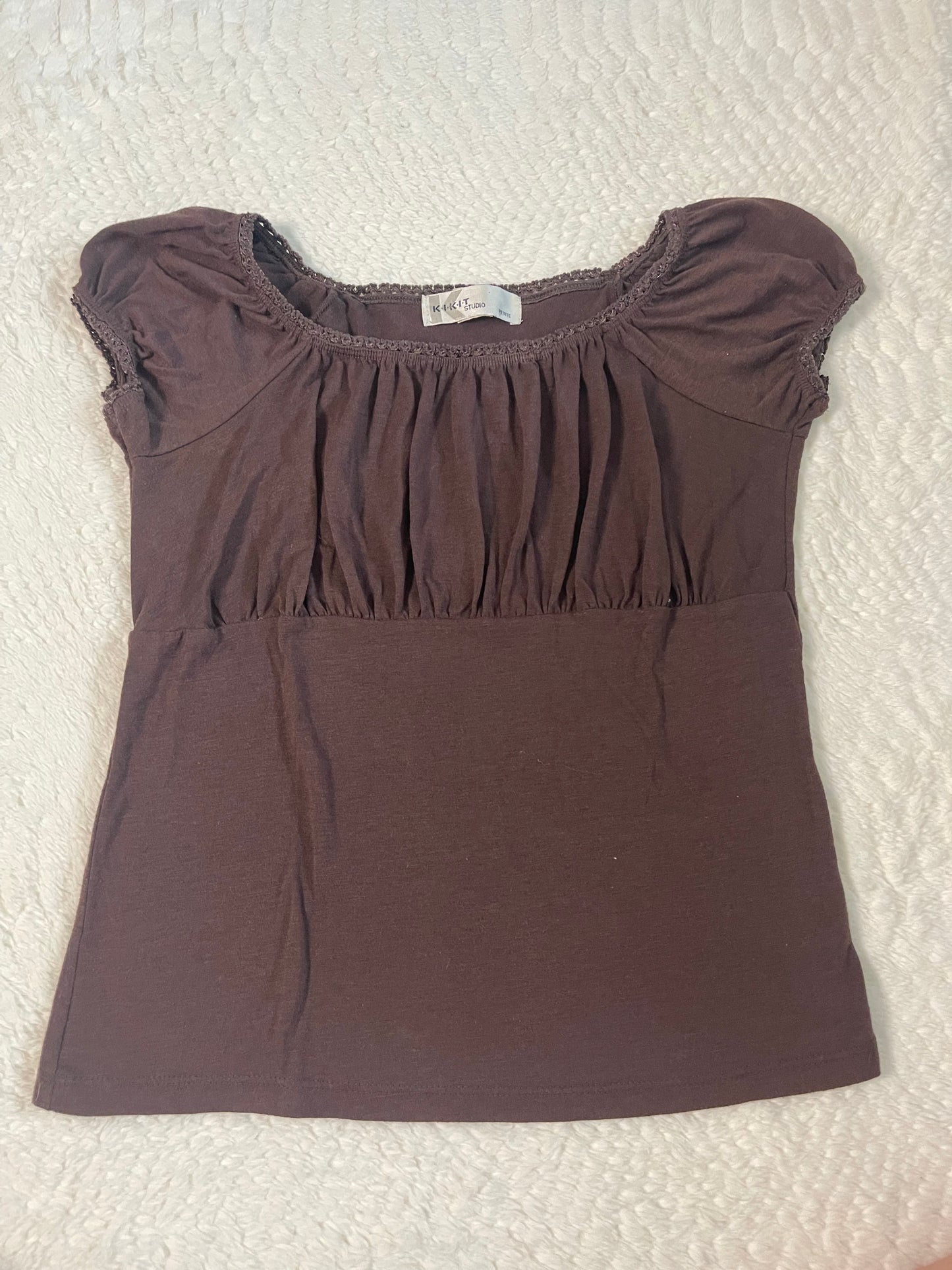 Y2k milkmaid top