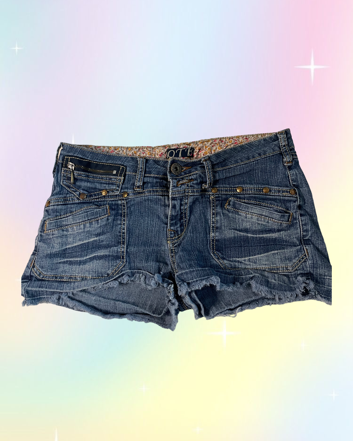 Y2k Low Rise Denim Shorts