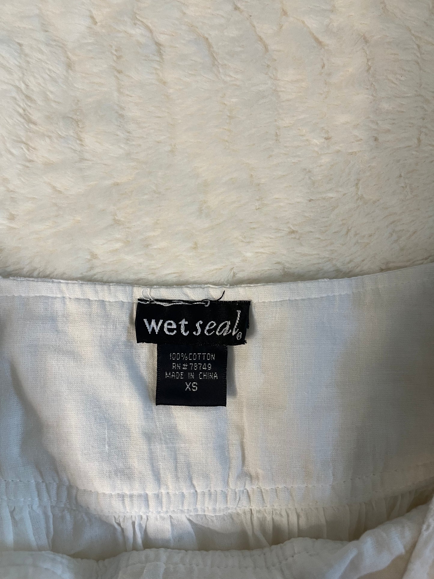 Y2k Wet Seal Ruffled Skirt