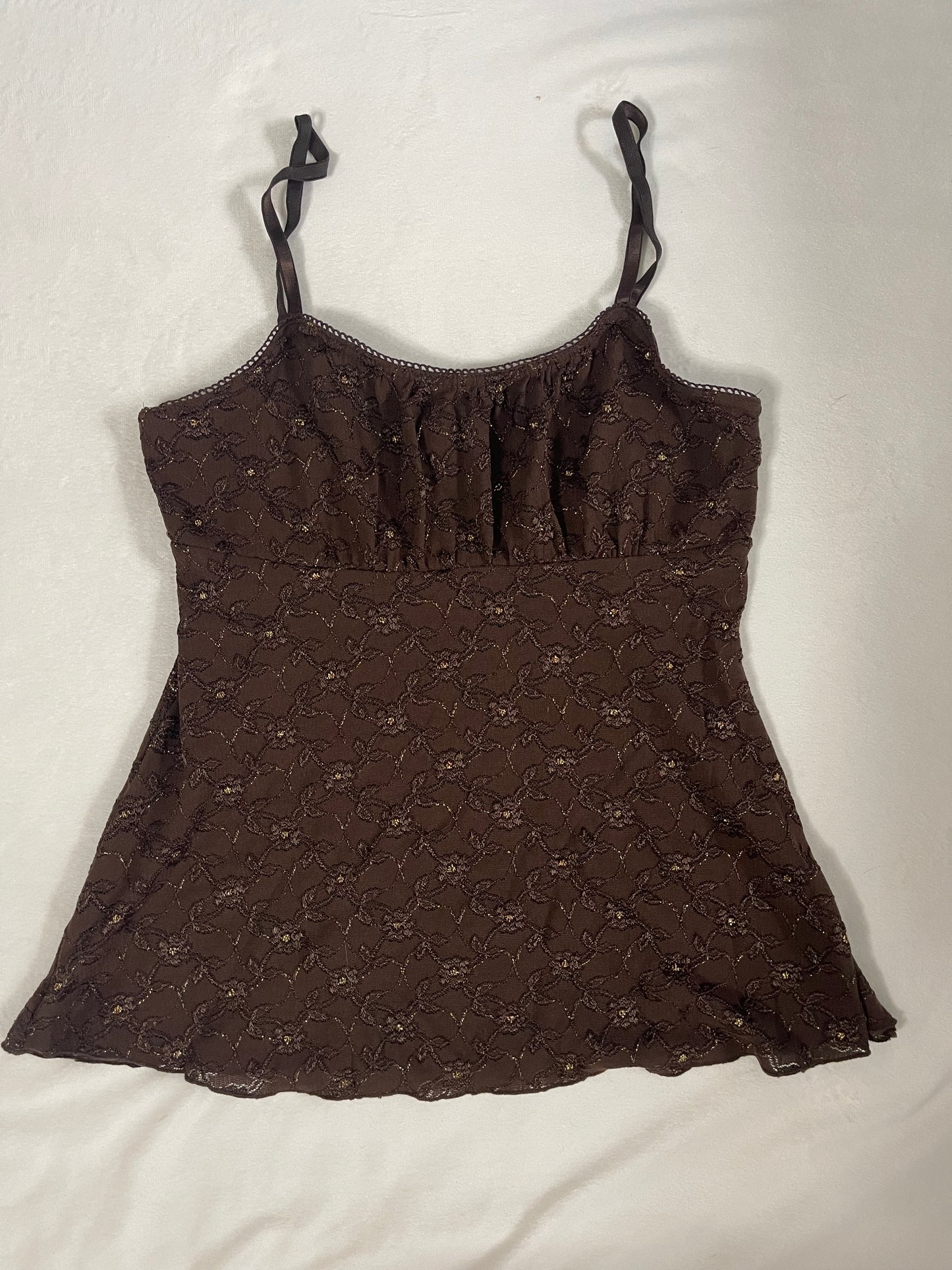 Y2k milkmaid lace top