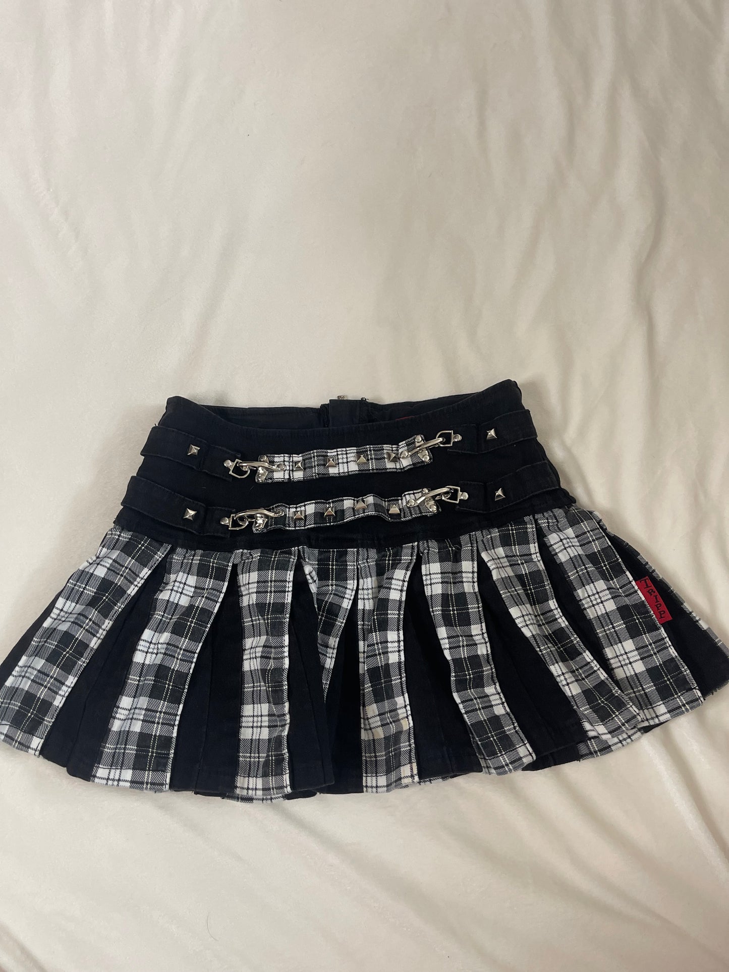 Y2k Tripp plaid skirt