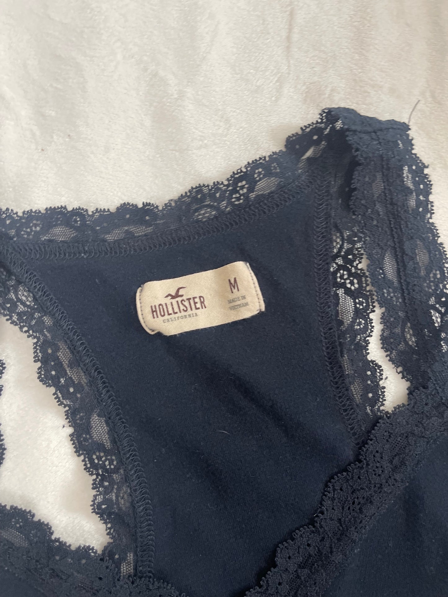 Y2k hollister lace cami