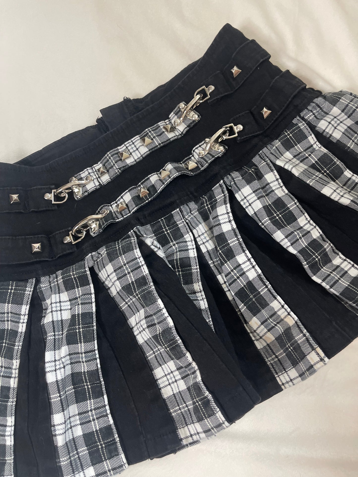 Y2k Tripp plaid skirt