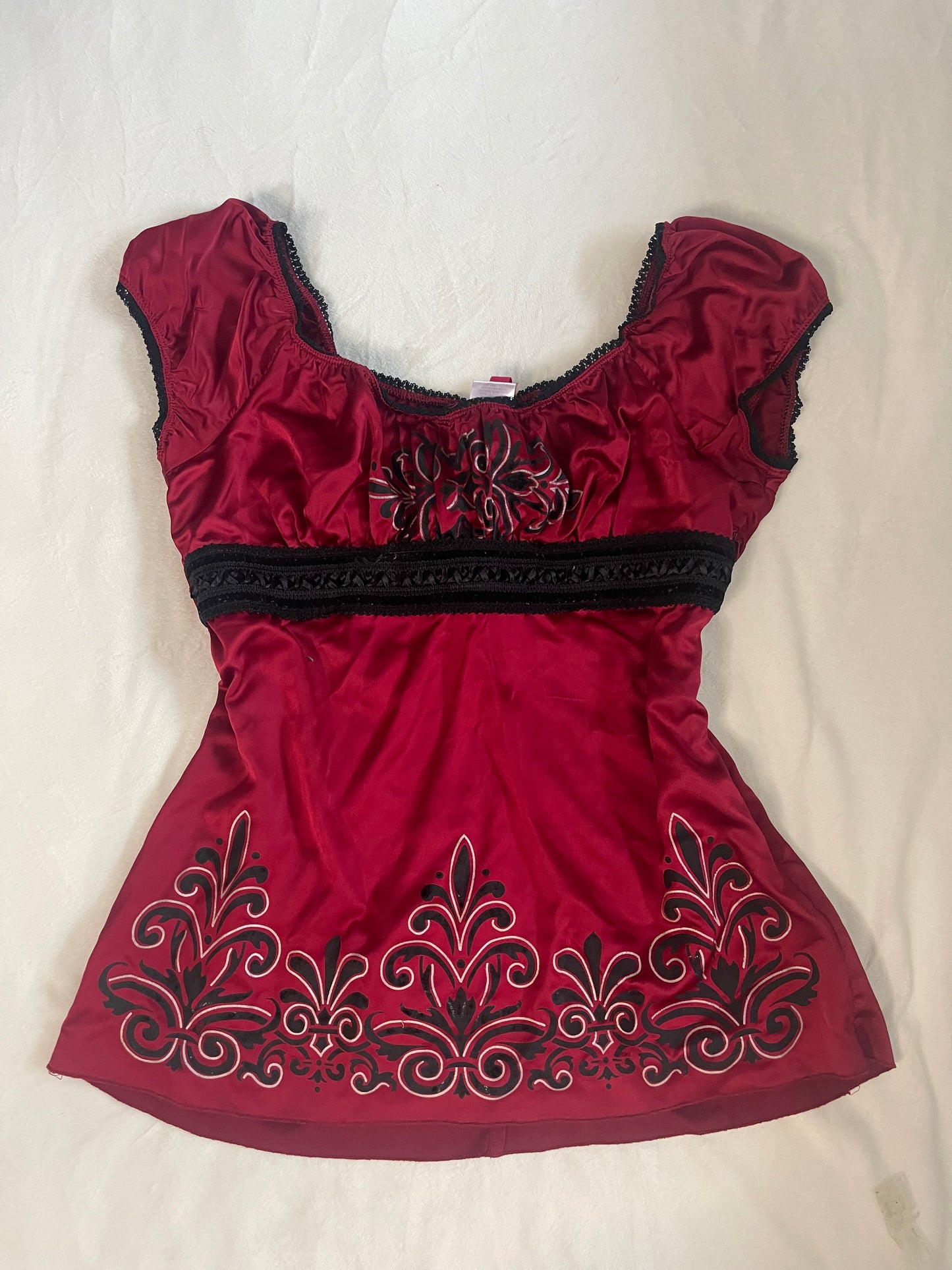 Y2k Red Fairy Blouse