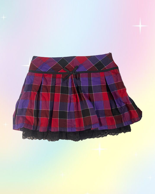 Y2k Plaid Mini Skirt