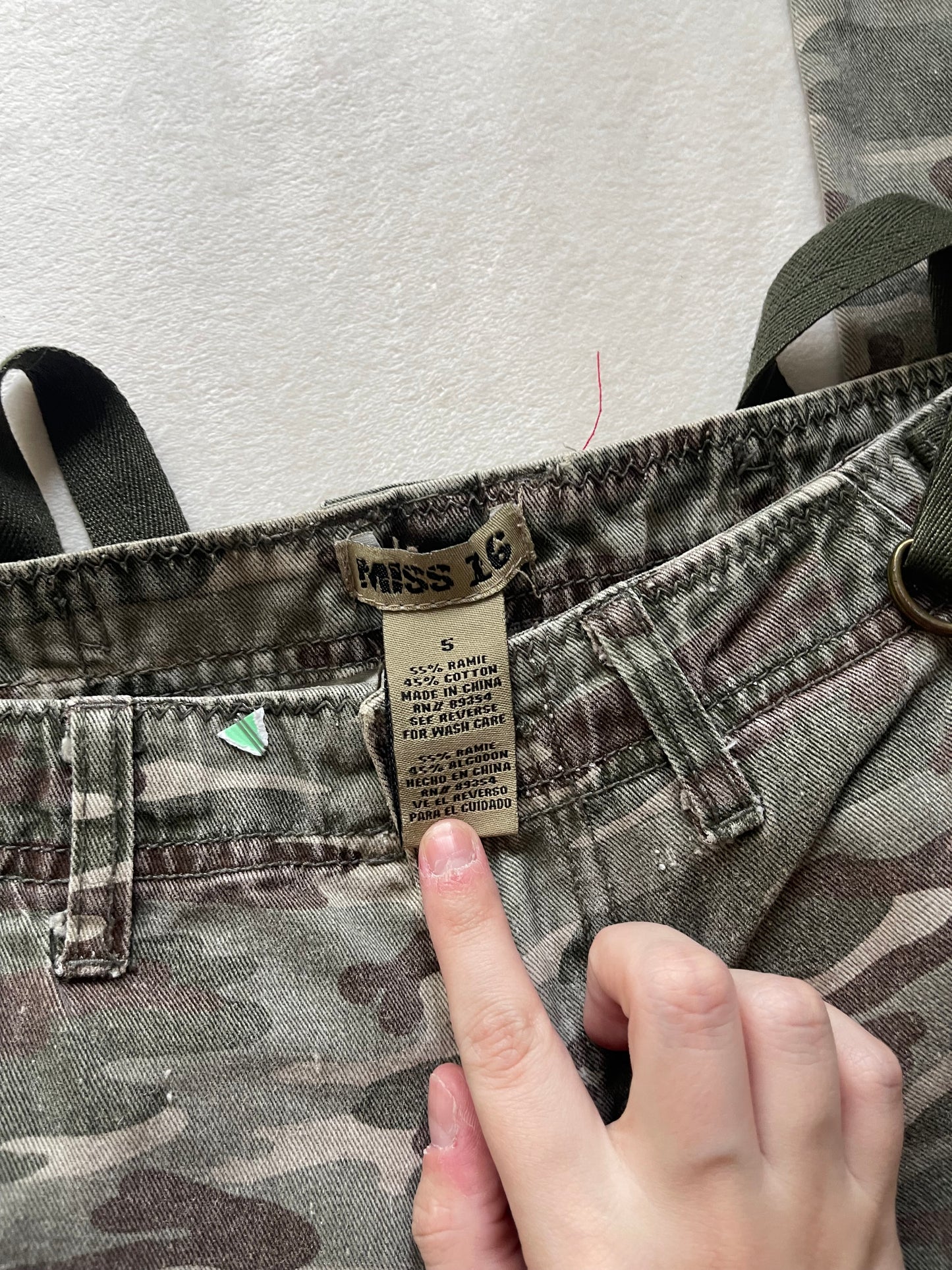 Y2k camo pants