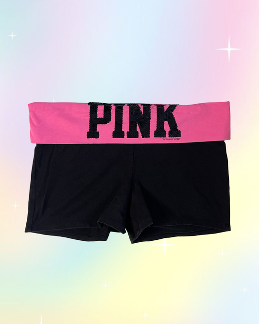 Y2k Pink Foldover Shorts