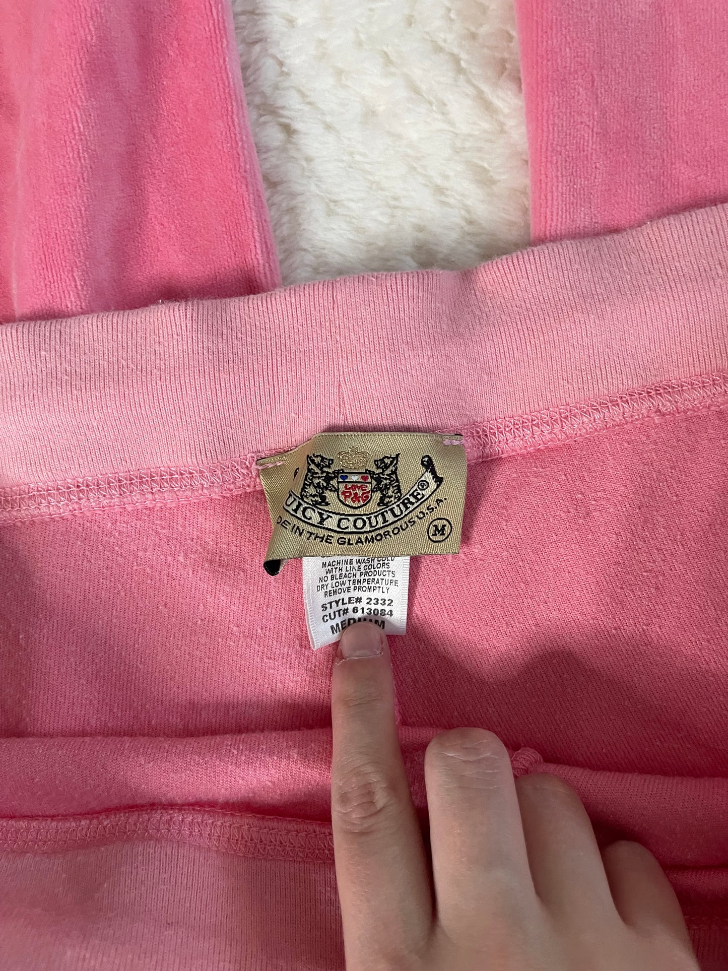 Y2k pink juicy couture pants