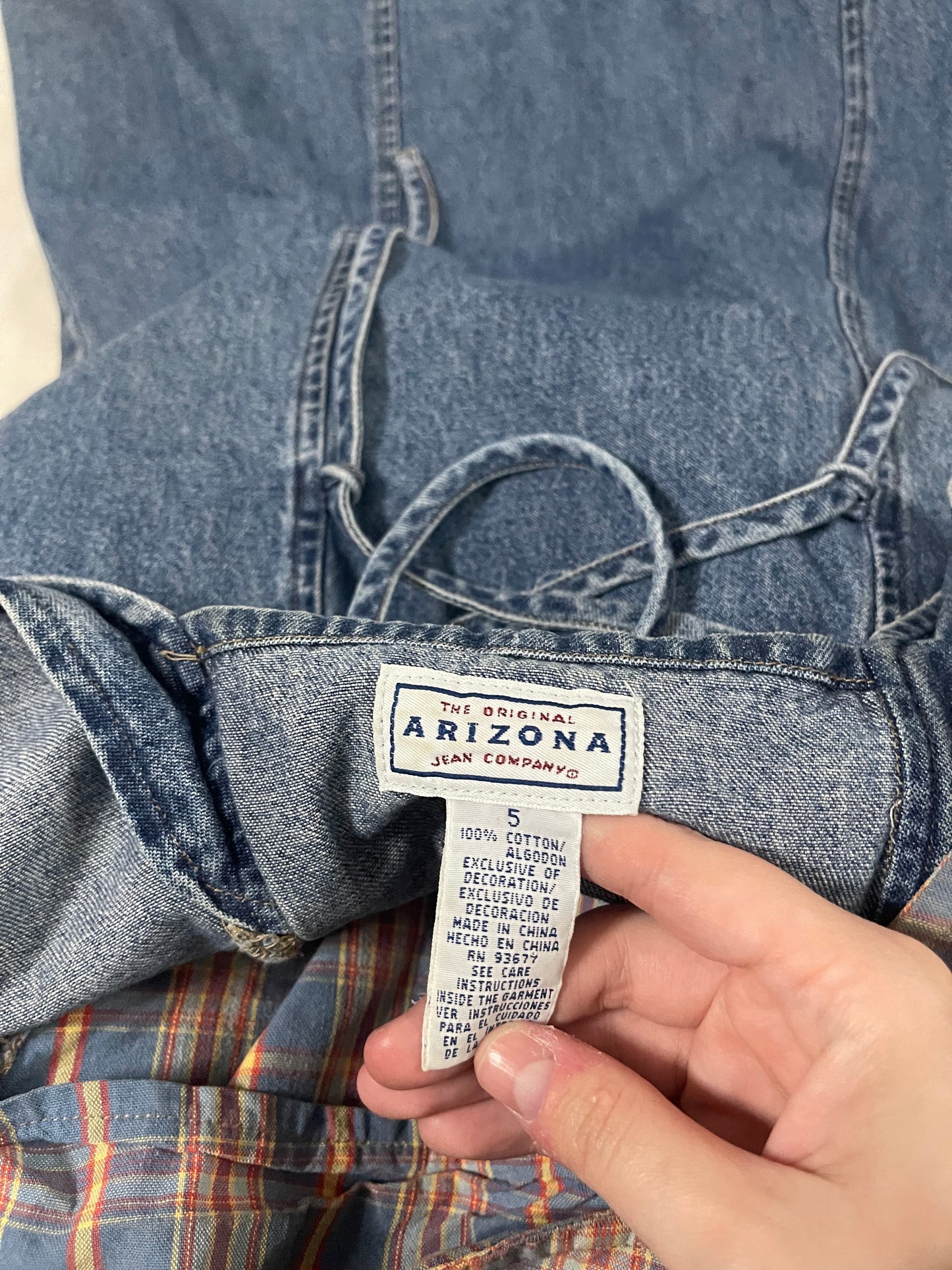 Y2k Arizona Denim Mini Dress