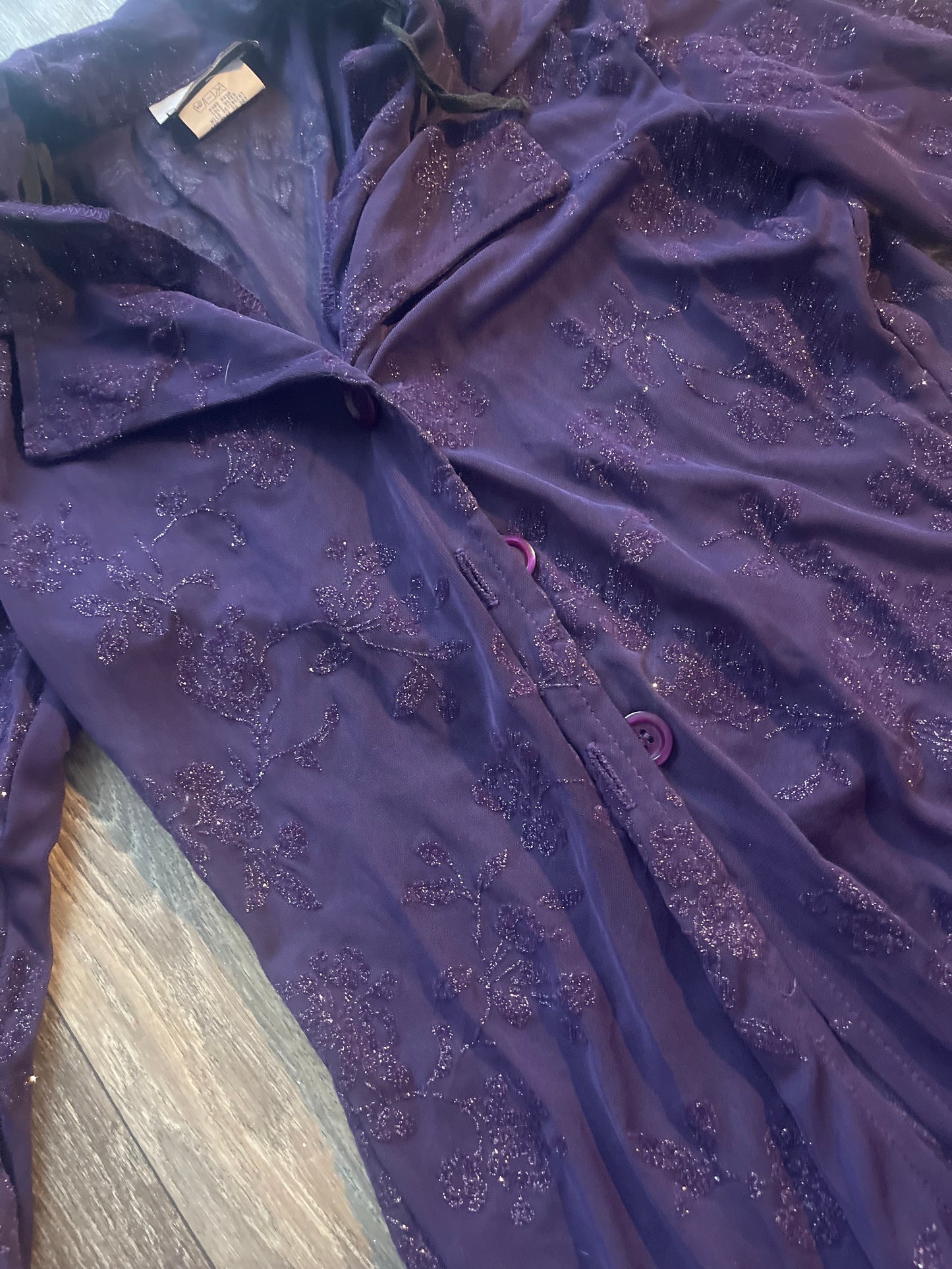 Y2k whimsygoth button up