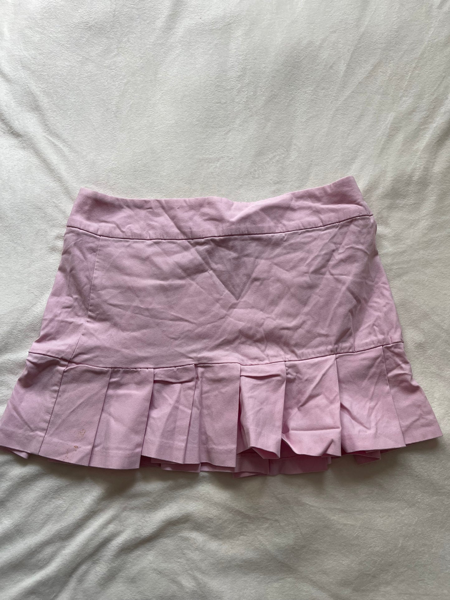 Y2k pleated mini skirt