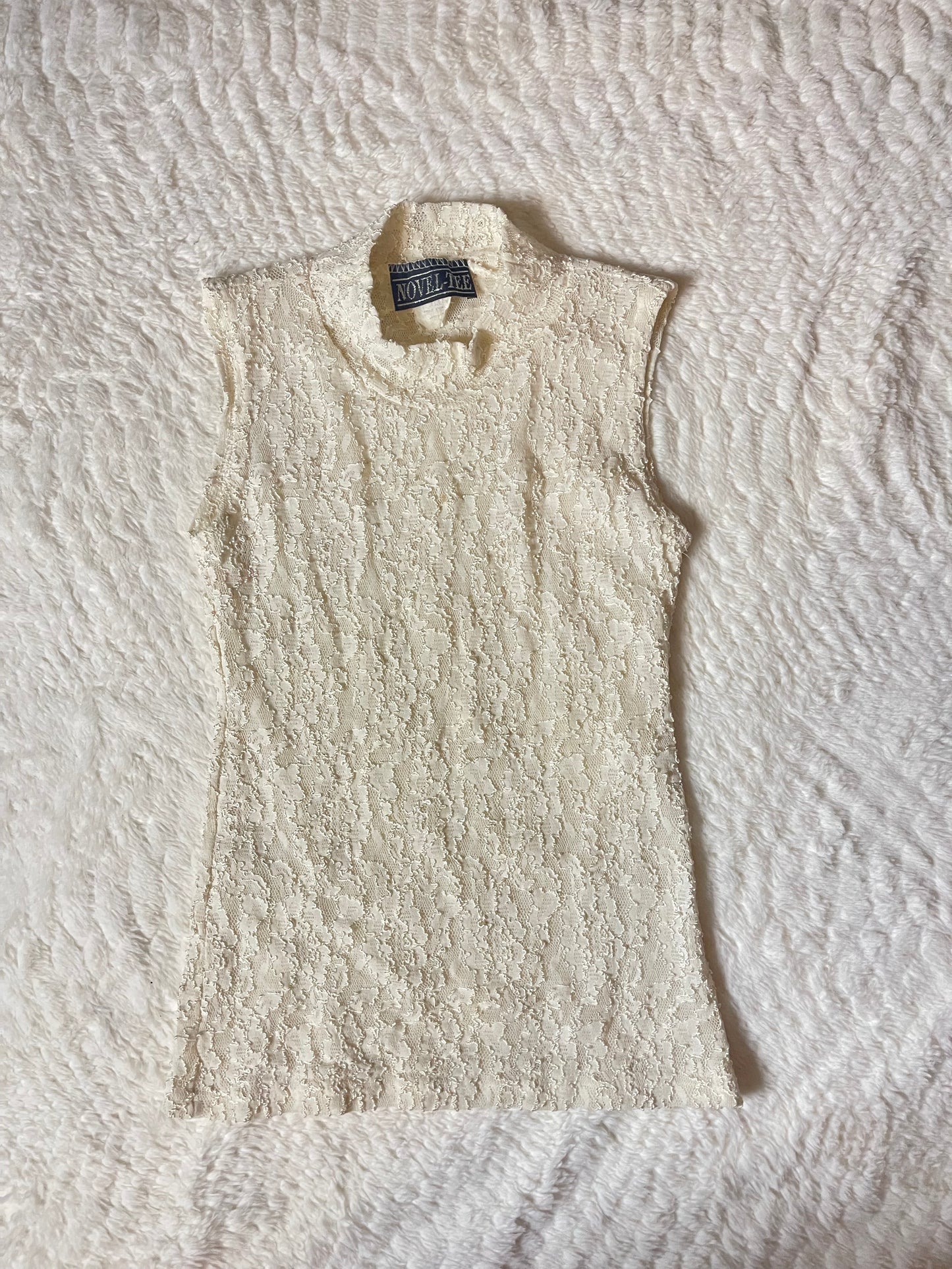 Vintage fully lace tank top