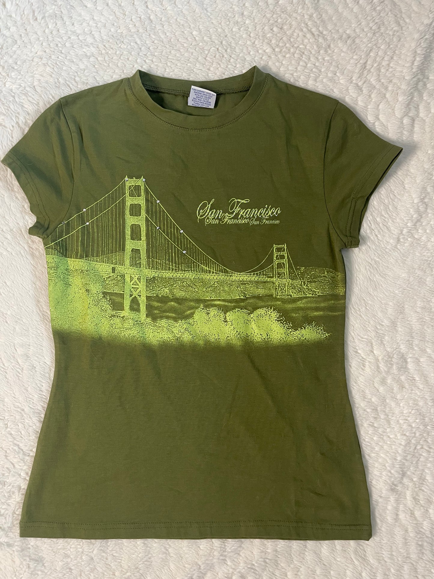 Y2k San Francisco baby tee