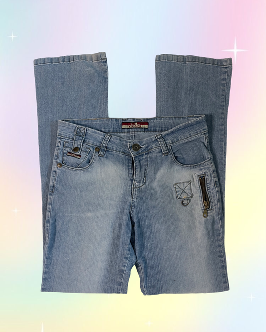 Y2k Low rise flare jeans