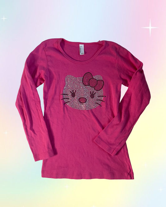 Y2k American Apparel Hello Kitty Top