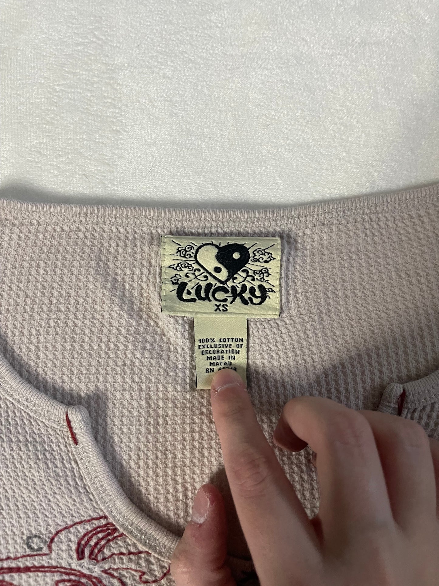 Y2k Lucky Brand Oriental Thermal