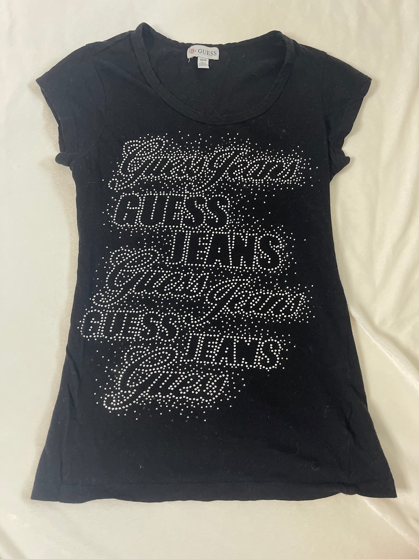 Y2k guess jeans baby tee