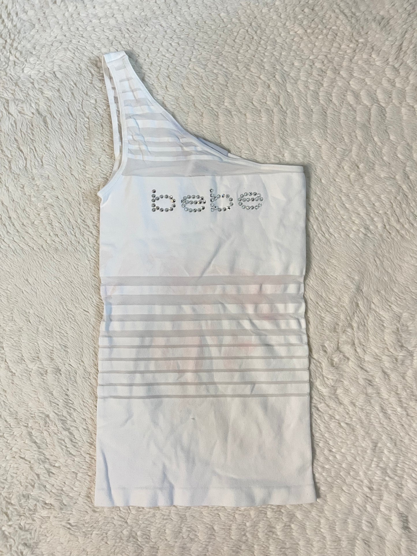 Y2k Bebe one shoulder tank