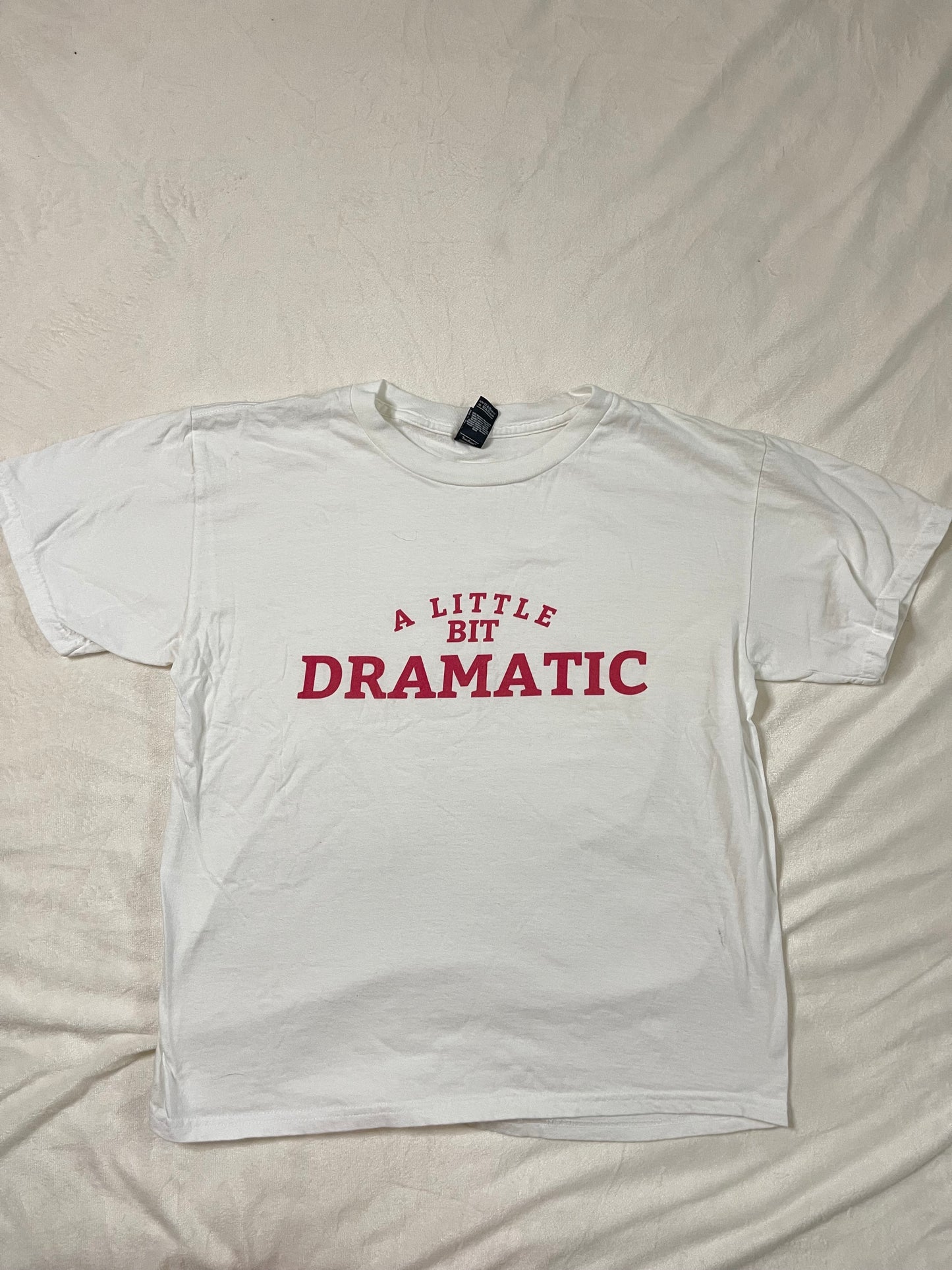 “a little bit dramatic” baby tee