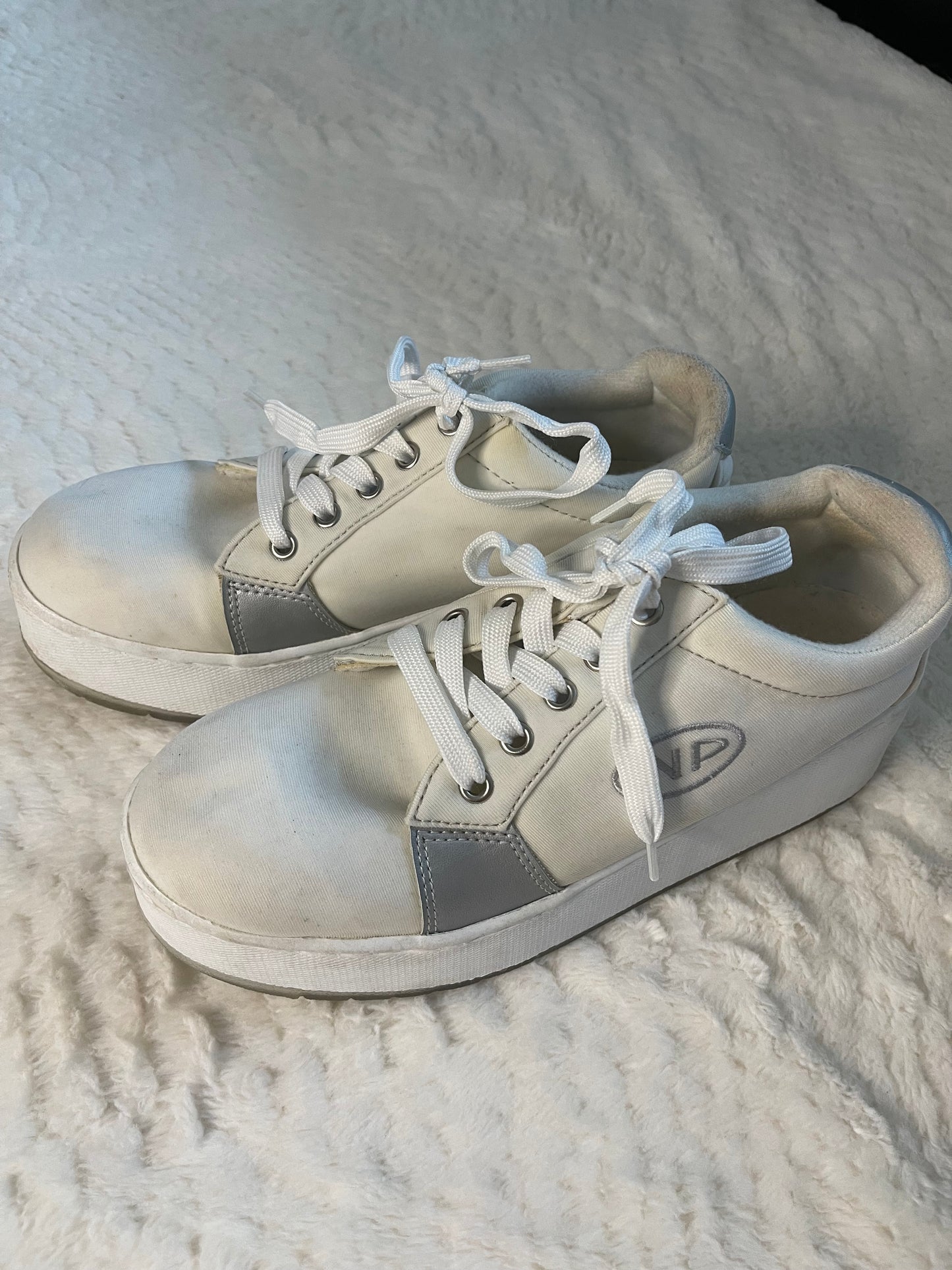 Y2k Vintage Chunky “No Parking” Platform Sneakers