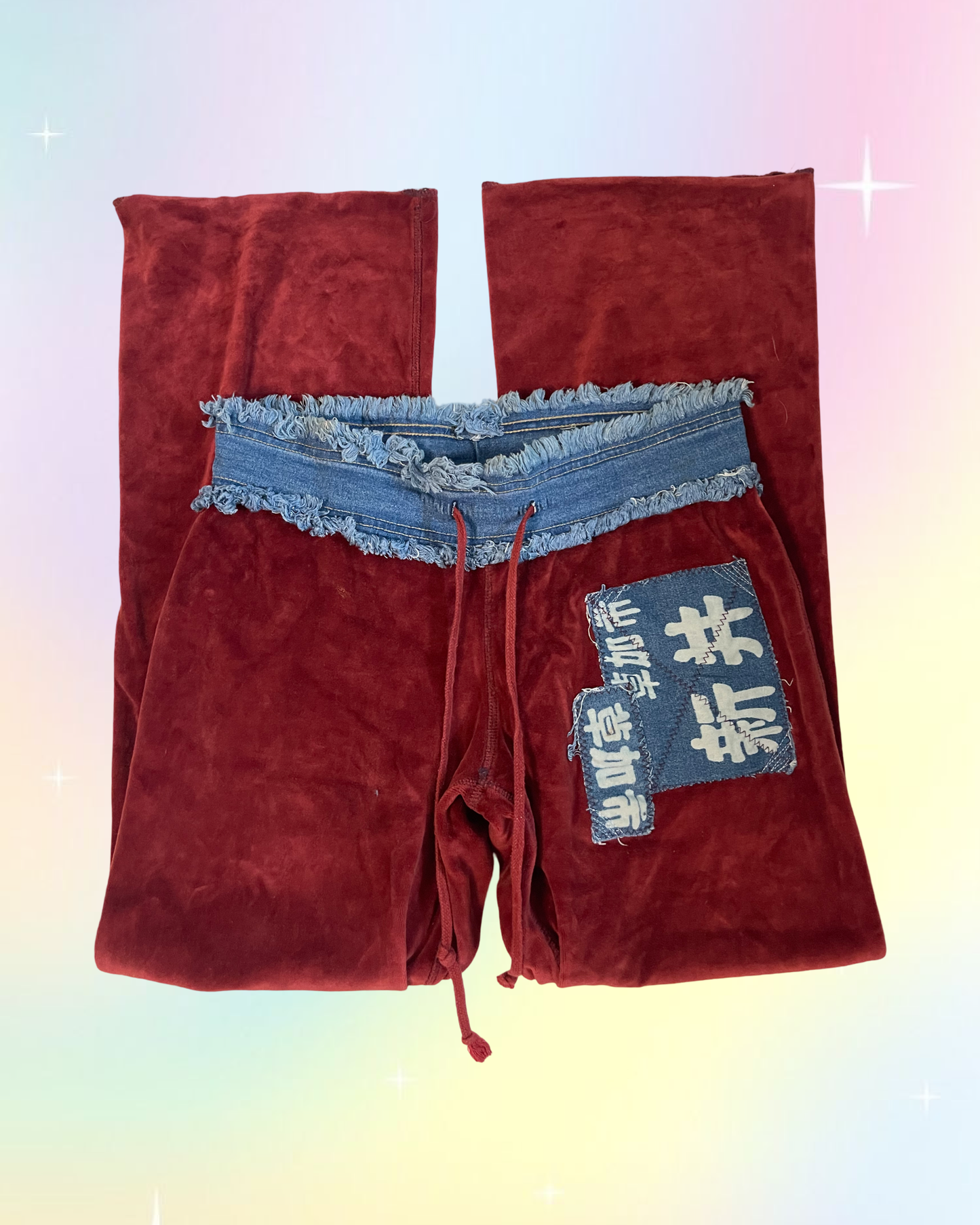 Y2k velour pants