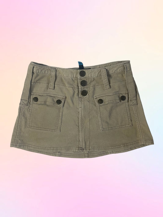 Y2k corduroy dollhouse mini skirt