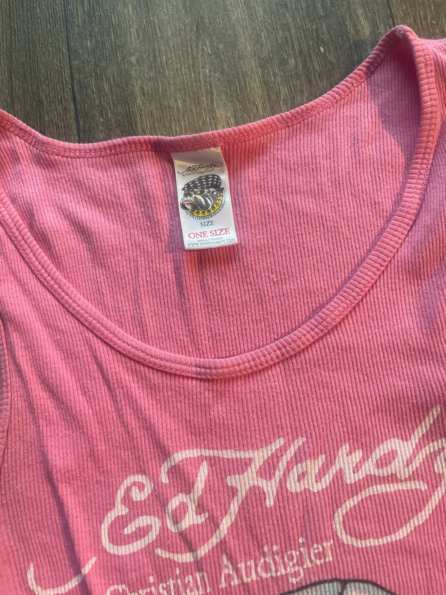 Y2k Ed Hardy tank