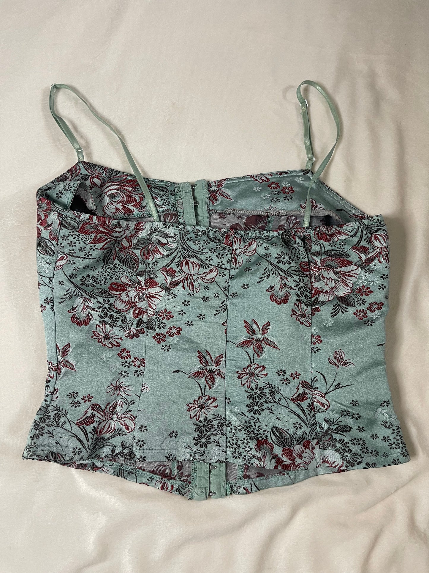 Y2k floral corset