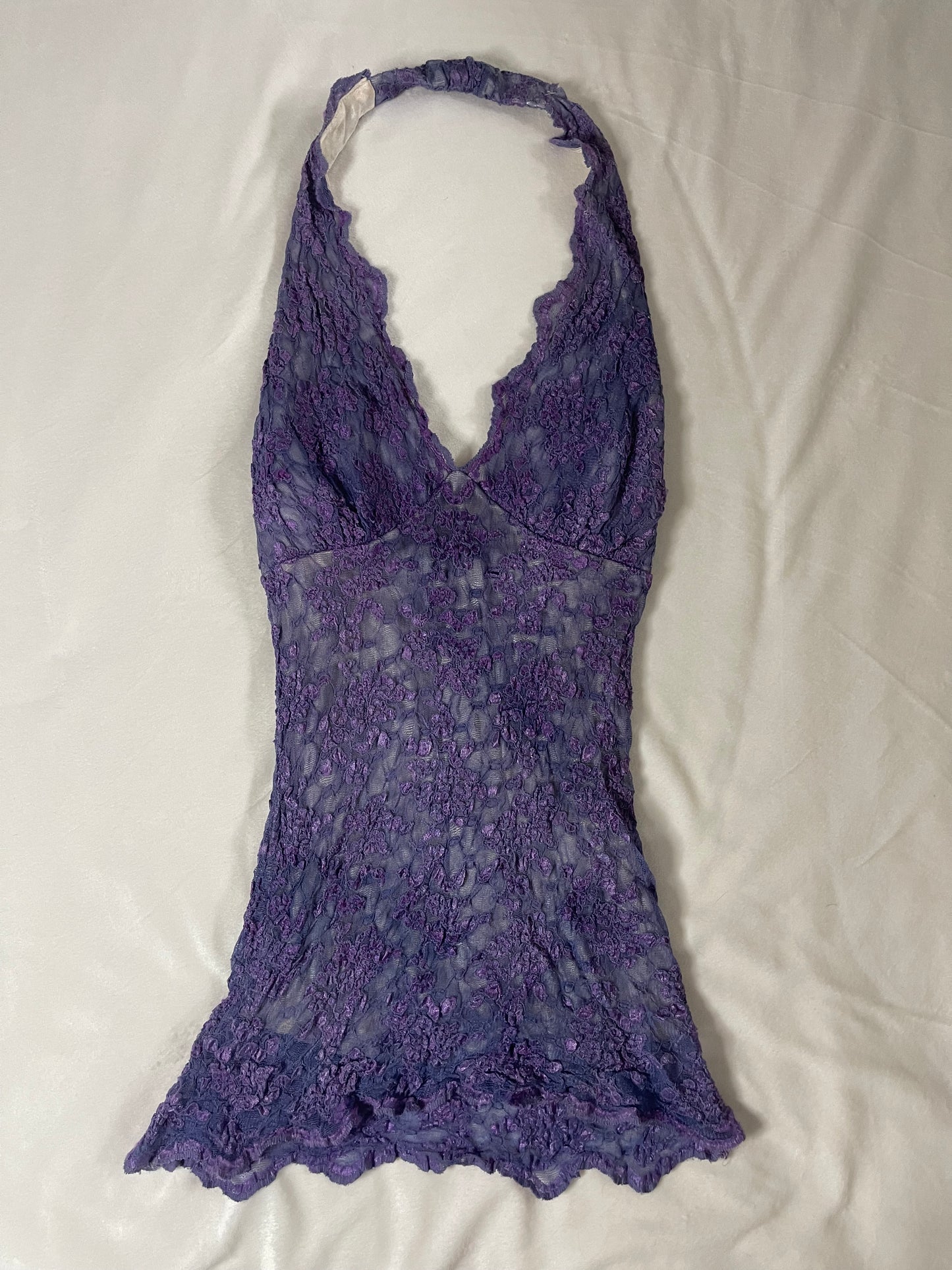 Y2k fairy lace halter top