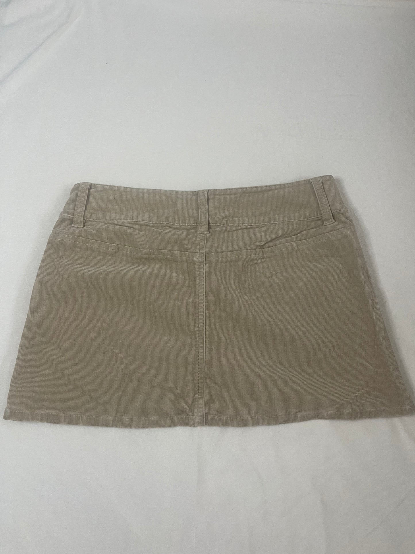 Y2k corduroy mini skirt