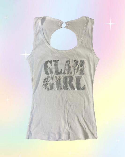 Y2k bedazzled tank top